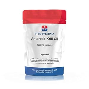 Antarctische krill olie 1000mg, 365 capsules, 1 jaar levering, premium product, beste prijs pakket, hier geproduceerd in…