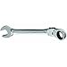 Bahco 41RM-10 BH41RM-10 Ratchet Combination Wrench with Swivel Head, Silver, 10 rmrm