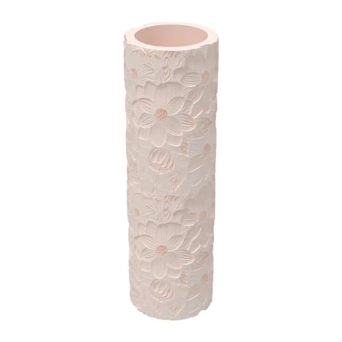 Hellery Rouleau à Argile à Texture Florale, Outil de Modelage de L'argile, élégant, Pratique et Polyvalent pour Les œuvres D'art, Outil de Modelage Po