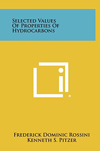 Selected Values Of Properties Of Hydrocarbons