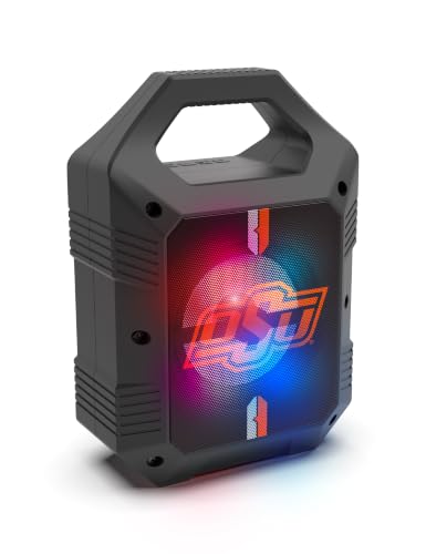 SOAR NCAA ShockBox XL LED Wireless Bluetooth Speaker, Oklahoma State Cowboys