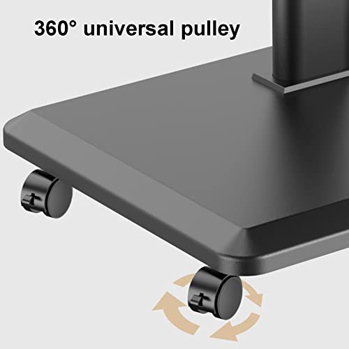 Soporte móvil para TV 26-65 pulgadas con ruedas y bandeja ajustable miniatura 4