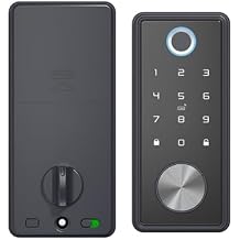 Fingerprint Smart Locks for Front Door Touchscreen Electronic Deadbolt Door Lock with App Control, for Office smart Door Lock