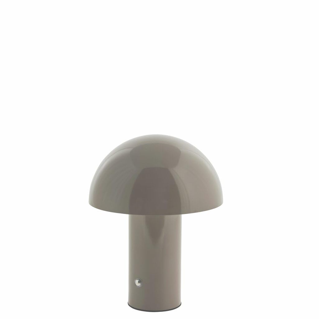 Lene Bjerre Brown Nessina Portable Led Lamp 19 Cm – Rechargeable Dimmable Table Lamp – Modern Scandinavian Lighting