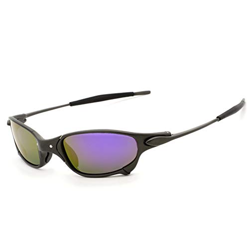 Top Sports Polarized Sunglasses Aluminum Metal Frame Riding Flash Iridium Mirror