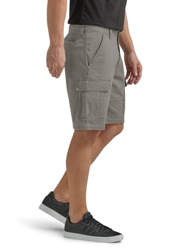 Image of AVANOVA Men's Cargo Shorts with Elastic Waist - Lightweight Cotton Casual Summer Shorts for Gym, Travel & Outdoor Wear | Multi-Pocket Comfy Fit Dailywear Bottoms ((Shorts 264)