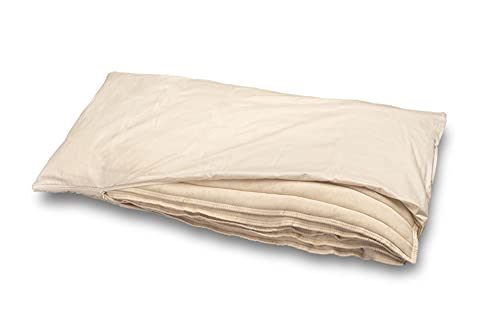 Las almohadas hechas de algodón orgánico y lino orgánico, Baumberger, Kissengröße:80x80