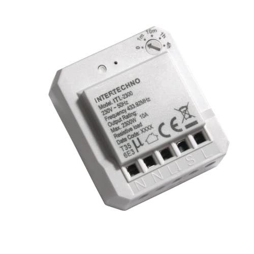 Intertechno ITL-2300 Mini module encastré pour commande éclairage sans fil