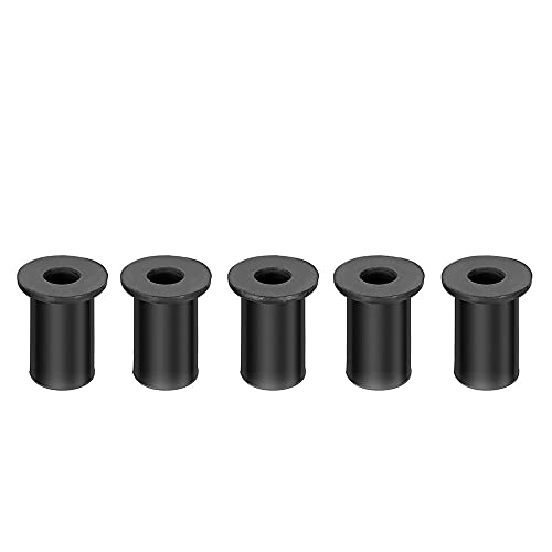 ANCLLO 10PCS M5 Brunnenmuttern Verkleidungsbefestigungen Windschutzscheibe Motorradzubehör Schrauben Gummi- und Stahlteile Windschutzscheibenmuttern