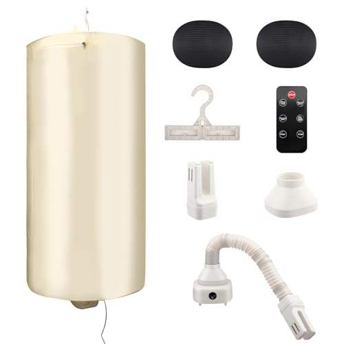 Tragbarer Wäschetrockner, 3 IN 1 Tragbarer Mini Wärmepumpentrockner mit Timer, Elektrischer Wäschetrockner mit Trocknert...