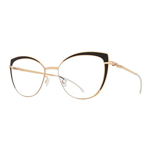 Mykita Gafas de Vista KELSEY Champagne Gold Jet Black 51/17/135 mujer