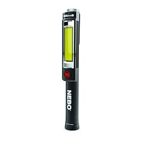 NEBO NE6737 Big Larry 2 Pocket Work Light – Powerful LED Pen Inspection Flash Light, Black Torch
