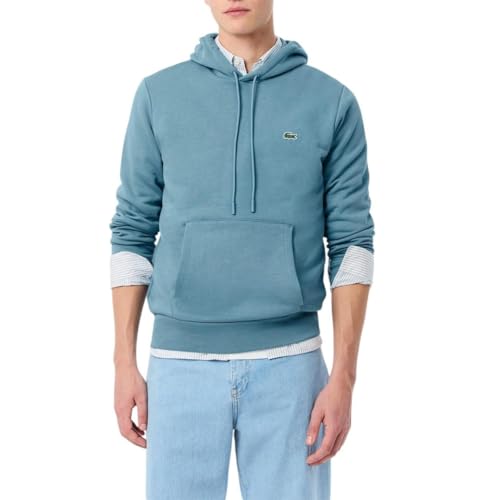 Lacoste Herren-Kapuzen-Sweatshirt, Fleece, 1 Stück, Dunkelblau, S – Ansicht 1