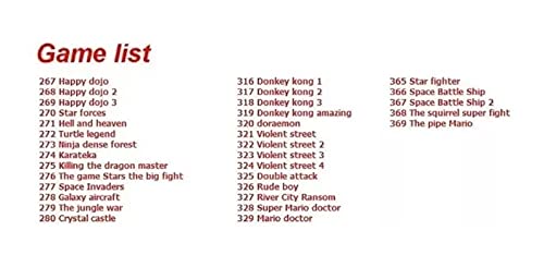 Cartucho Fita 369 Em 1 Game Boy Advance Gba Multi Jogos