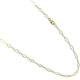 JOSCO 14k Gold Filled(1/20 of 14k) 3.5mm Anklet. Flat Oval Link Chain. 9,10,11,12 Inches (12 Inches)