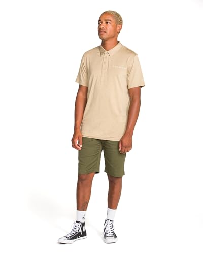 Image of Volcom Men's Vmonty Stretch 22 Chino Shorts - Casual Everyday Wear, Relaxed Fit