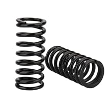 Black Compression Springs O.D. 1.7" X I.D. 1.25" X Length 3.9"  218 Gauge 1/4" Coil Wire - 163 lbs/Inch