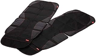 Diono Two2Go Ultra Mat Car Seat Protector, Black (2-Pack)