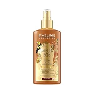 Eveline Cosmetics Brazilian Body Luxuriöser Goldener Körper-Illuminator – Befeuchtet und Ebenmäßiger Teint