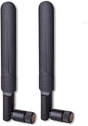 4G LTE Antenna, RHsia [2 Pack] 3G 4G LTE Dipole Antenna Wide Band 9dbi 700-2700Mhz Omni Directional Antenna with SMA Male Connector for CPE Router,Access Point,Wireless Rang Extender,IP Camera More