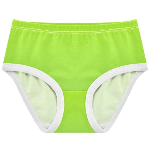 Joisal Lemon Green Grass Gradient Little Girl Panties Toddler Girls Underwear Cotton Durable Undies Kids Briefs 2t