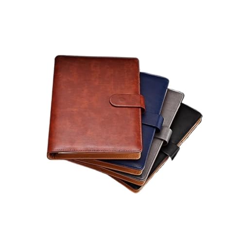 Carnet de notes A5 à feuilles mobiles contre le gaspillage, classeur cuir amovible durable