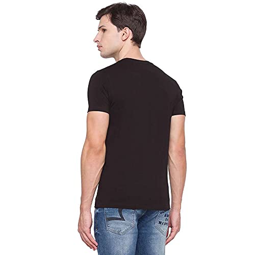 Image of Spykar Men's Solid Slim Fit T-Shirt