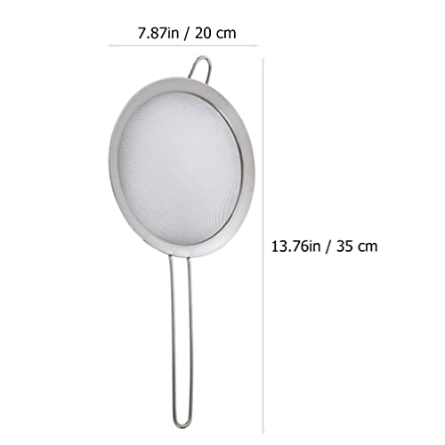 Cabilock 3Pcs Escumadeiras de Aço Inoxidável Colher Malha Fina Colheres Coador de Alimentos Graxa Fi