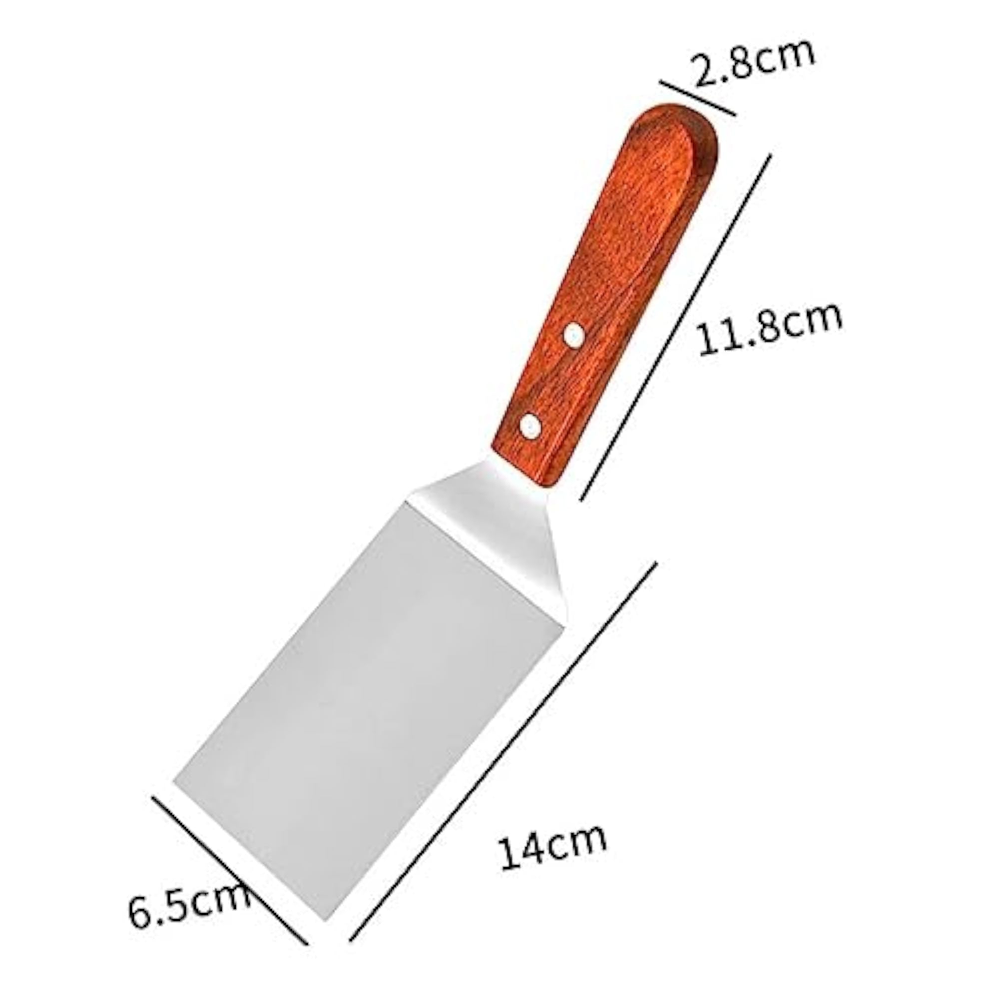 Manual Flat Top Metal Spatula for BBQ