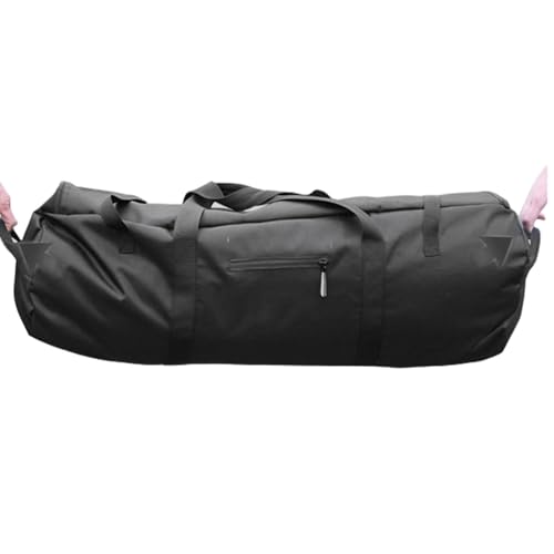 Bolsa de almacenamiento de 20 kg para carpa de camping estuche de lona plegable con asas y cremallera 4