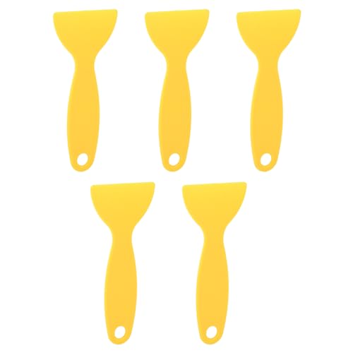 Espátula Flexible de Plástico de Impresora 3D para Eliminación de Resina Amarillo