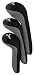Stealth Club Covers 29180 Set 1-3-5 Golf Club Head Cover, Silver Tweed/Black