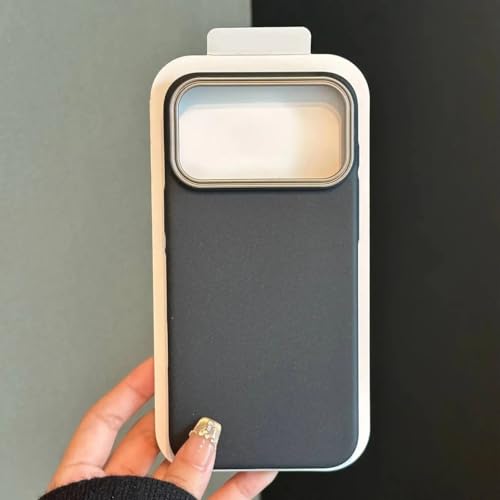 Coque antichoc iPhone 17 en polycarbonate mat anti-dérapante noire