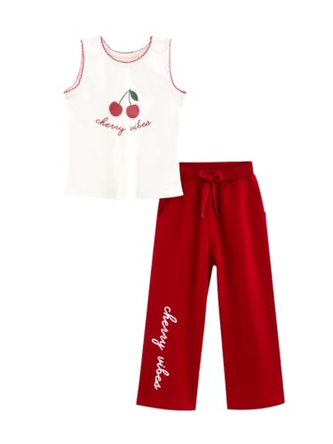 Image of Nap Chief Girls Cotton Official Cartoon Characters and Printed Co ord Set, Sleeveless Tank Top & Flared Pant Set for Casual Wear