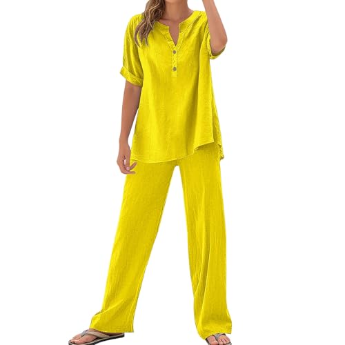 Ensemble pantalon femme d'été fluide pour un look de vacances chic