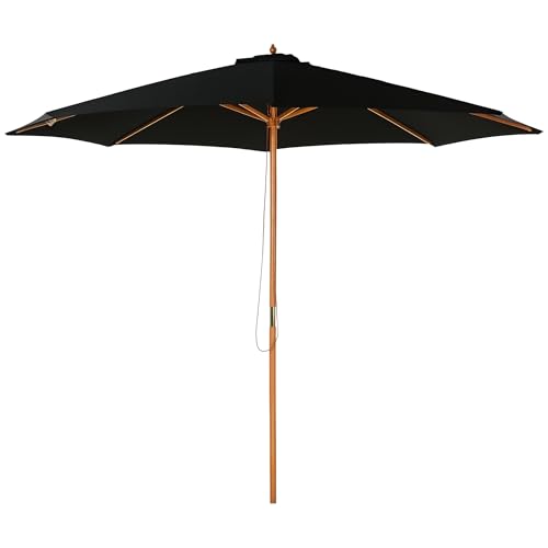 Outsunny Sonnenschirm Ø 300 cm, Sonnenschirm mit UV Schutz...