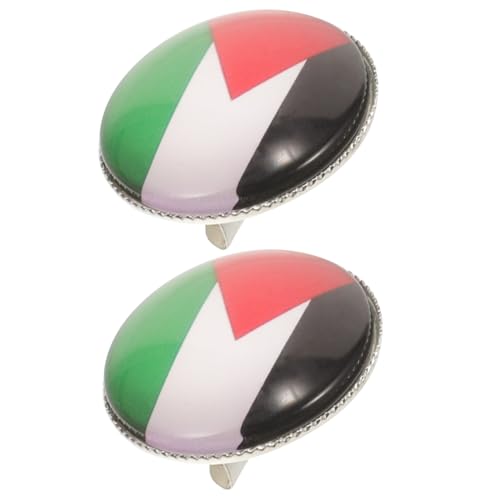 FOMIYES Mini Palestine Flags Flag Lapel Pins Brooch Pins for Men Suit Brooch Clothing Badge