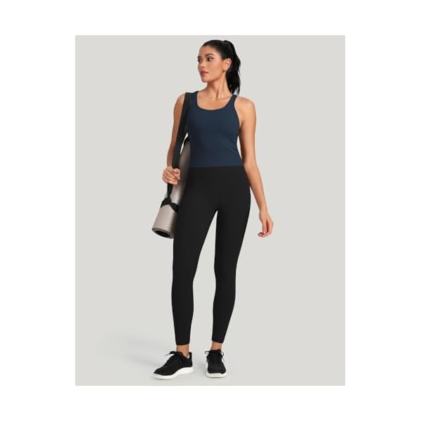 HeyNuts Zeal Bras for Women, Longline Medium Impact Crop Tank Bras Wirefree Sports Tops with Removable Pads - Image 5