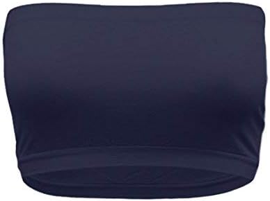 OLLIE ARNES Women's One Size or Plus Size Strapless Seamless Stretch Bandeau Tube Bra Top