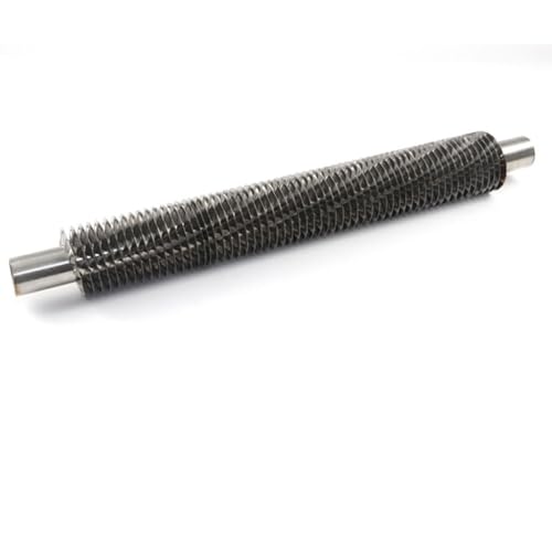 RAMBEX 1PCS 1M Stainless Steel Spiral Hollow Fin Heat Sink for Tubular Cooling Tube Heat Conduction Heating Fin Tube Drying Radiator Parts(ID 25mm Height 6mm)