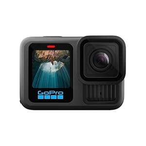 GoPro HERO13 Black – wasserdichte Actionkamera mit 5,3K60-Video, 27MP-Foto + Kompatibilität mit Objektiven der HB-Serie
