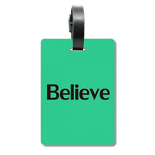 Étiquette d'identification bagage Believe Word pour éviter la perte de valise