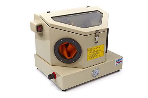 SBC 30 Sandstrahlkabine professionelle Strahlkabine incl.Handschuhset 4 bis 8 Bar LED-Beleuchtung Min. Luftverbrauch 250 Liter pro Minute bei 6 Bar-Sandstrahlen Cover