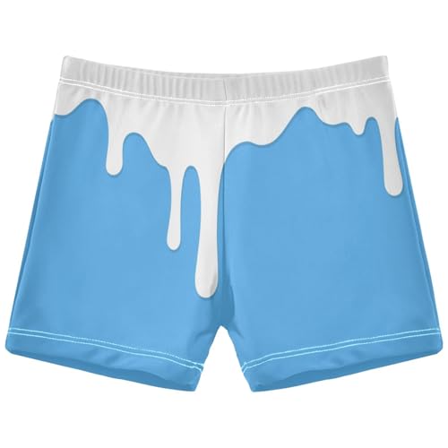Boys Swim Trunks Quick Dry Bathing Suit Milk Drip Toddler Swim Shorts Boardshorts Swimwear 3-10 - Main Image