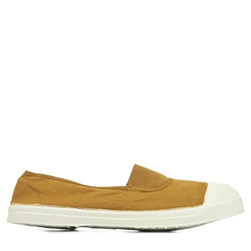 Bensimon Elástico para Mujer, Zapatillas, marrón Claro, 38 EU