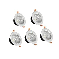 LED ATOMANT Pack 2x Downlight LED Panel Redondo 240mm 20W, CCT (Selector De Color Blanco Calido, Neutro Y Frio), Corte 220mm, 1800 Lumenes, Driver Incluido
