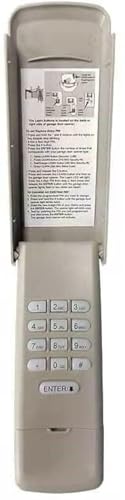 Teclado de garaje compatible con LiftMaster 1993 a 2026, frecuencias de 315 MHz y 390 MHz