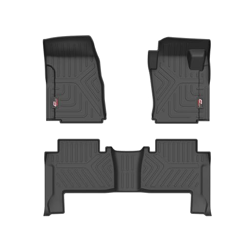 Image of GFX TPV Premium 3D Life Long Car Floor Mats Compatible with Scorpio Classic (2022) Onwards (Manual), Black