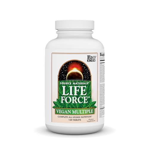 Source Naturals Life Force Vegan Multiple, Complete All-Vegan Nutrition* - 60 Tablets