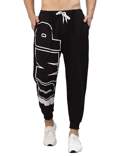 Image of Rigo Printed Cotton Jogger Pants for Men | Regular Fit Track Pant for Men | Jogger Track Pant for Men | Lower for Men Idol for Gym, Yoga, Sports, Running